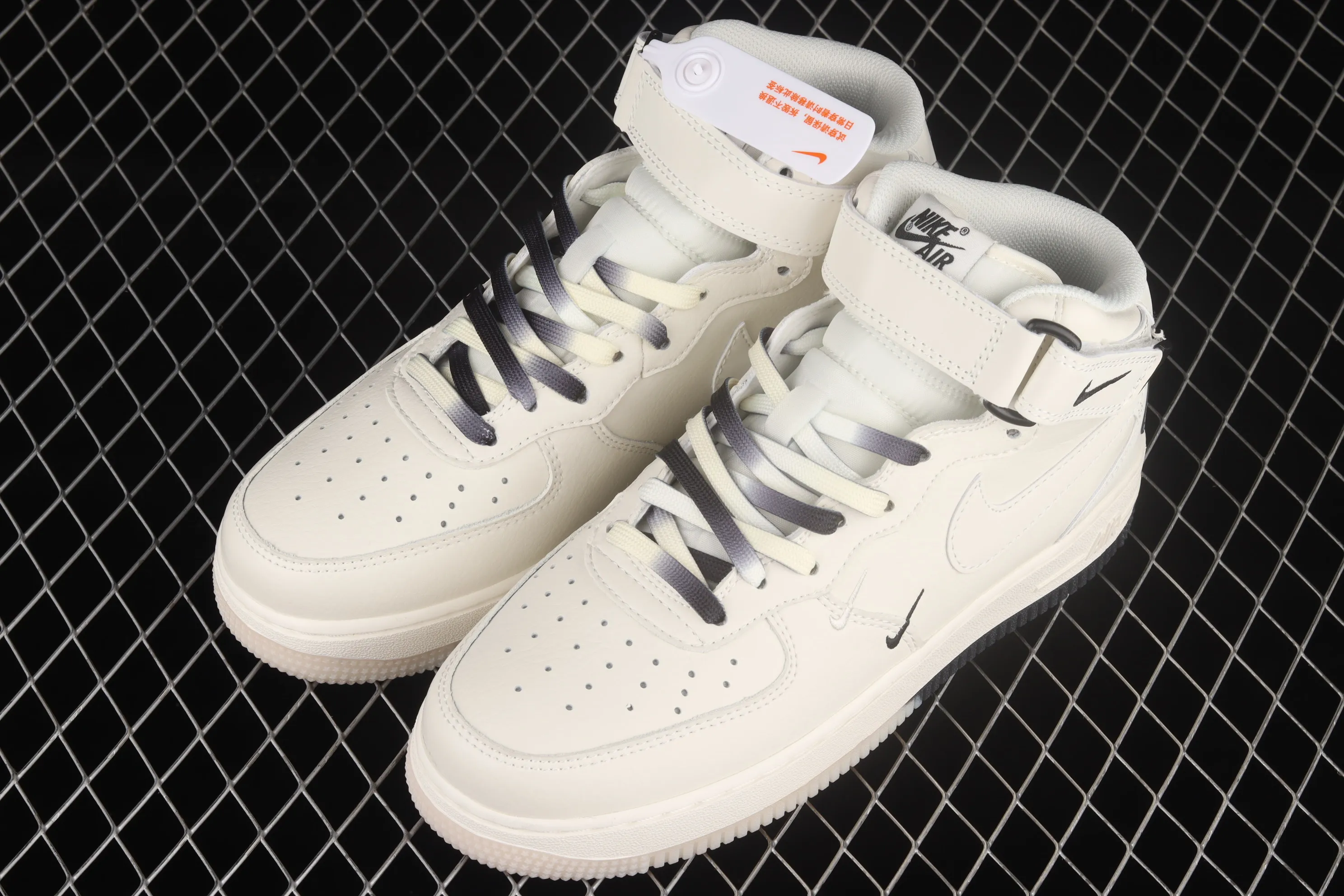 All categories Nk Air Force 1 Air Force series Nk Air Force 1 Mid Air Force mid-top Nk Air Force 1'07 Mid "Mi Black and White" Brooklyn Nets city limited Air Force One mid-top casual sneakers NT2969-013